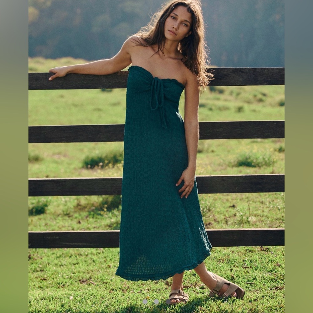 NWT Free People Beach Amelia strapless dress
